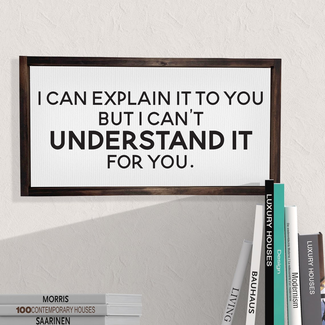 I Can Explain It to You Sarcastic Quote Office Humor Wall Poster