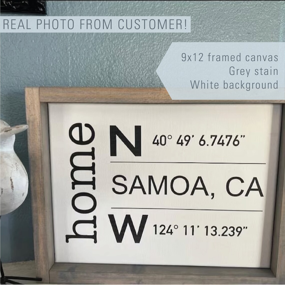 Custom Home Coordinates Art Print, Housewarming Gift - Image 2