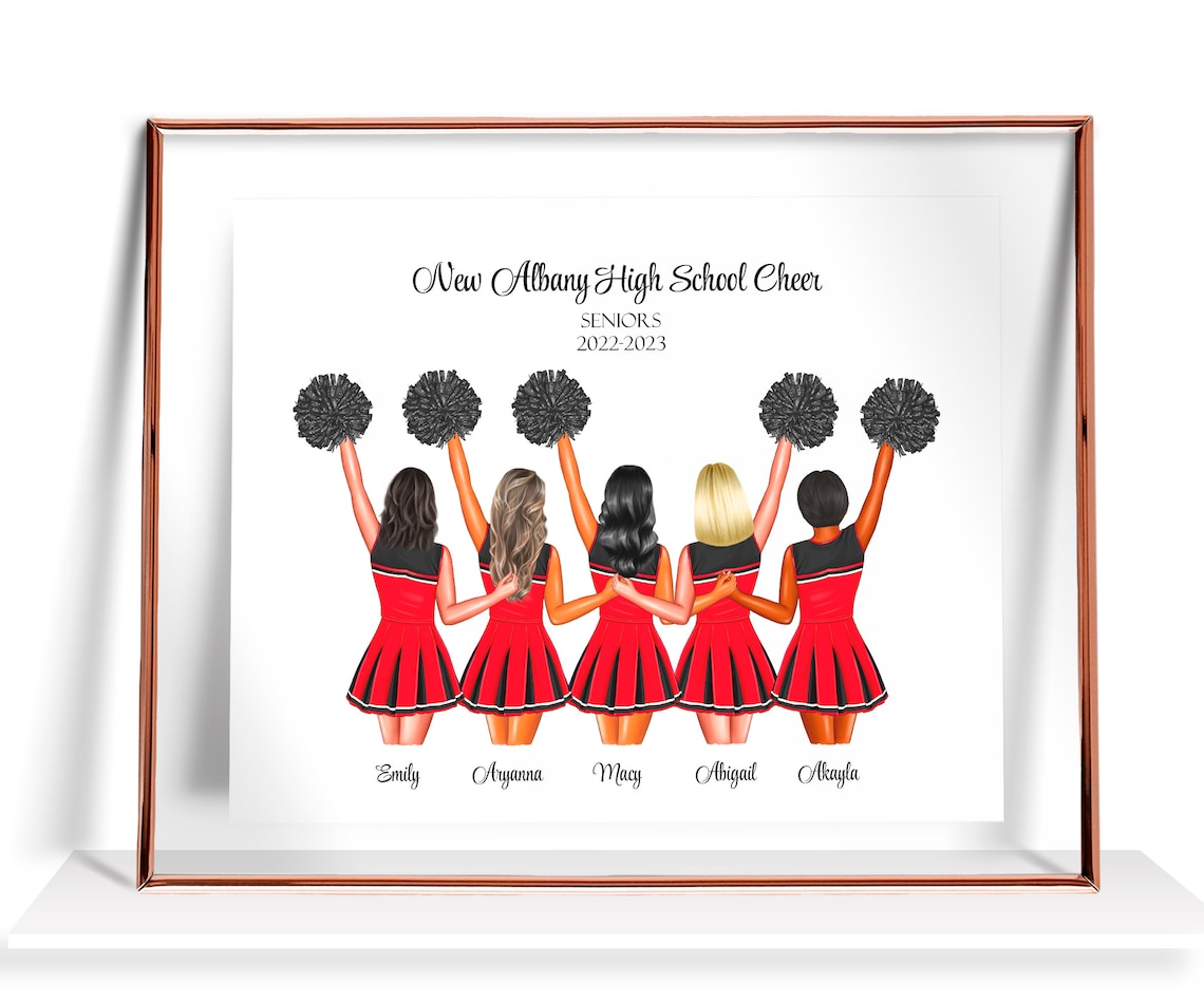 New Albany High School Cheer Senior Squad 2022-2023 Team Poster