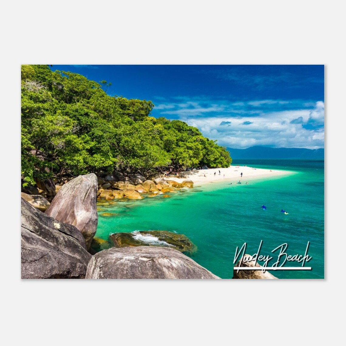 Nudey Beach Australia Turquoise Water White Sand Beach Poster