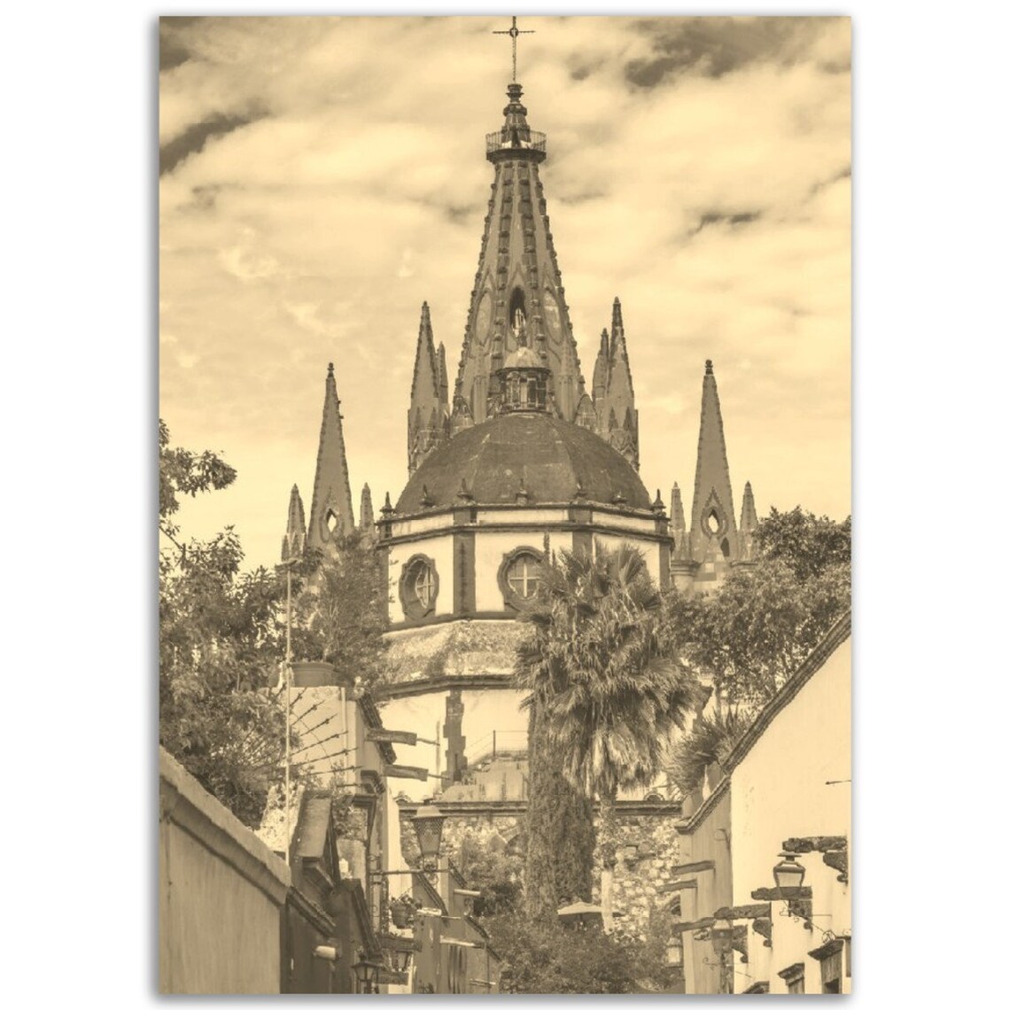 Vintage San Miguel De Allende Travel Poster