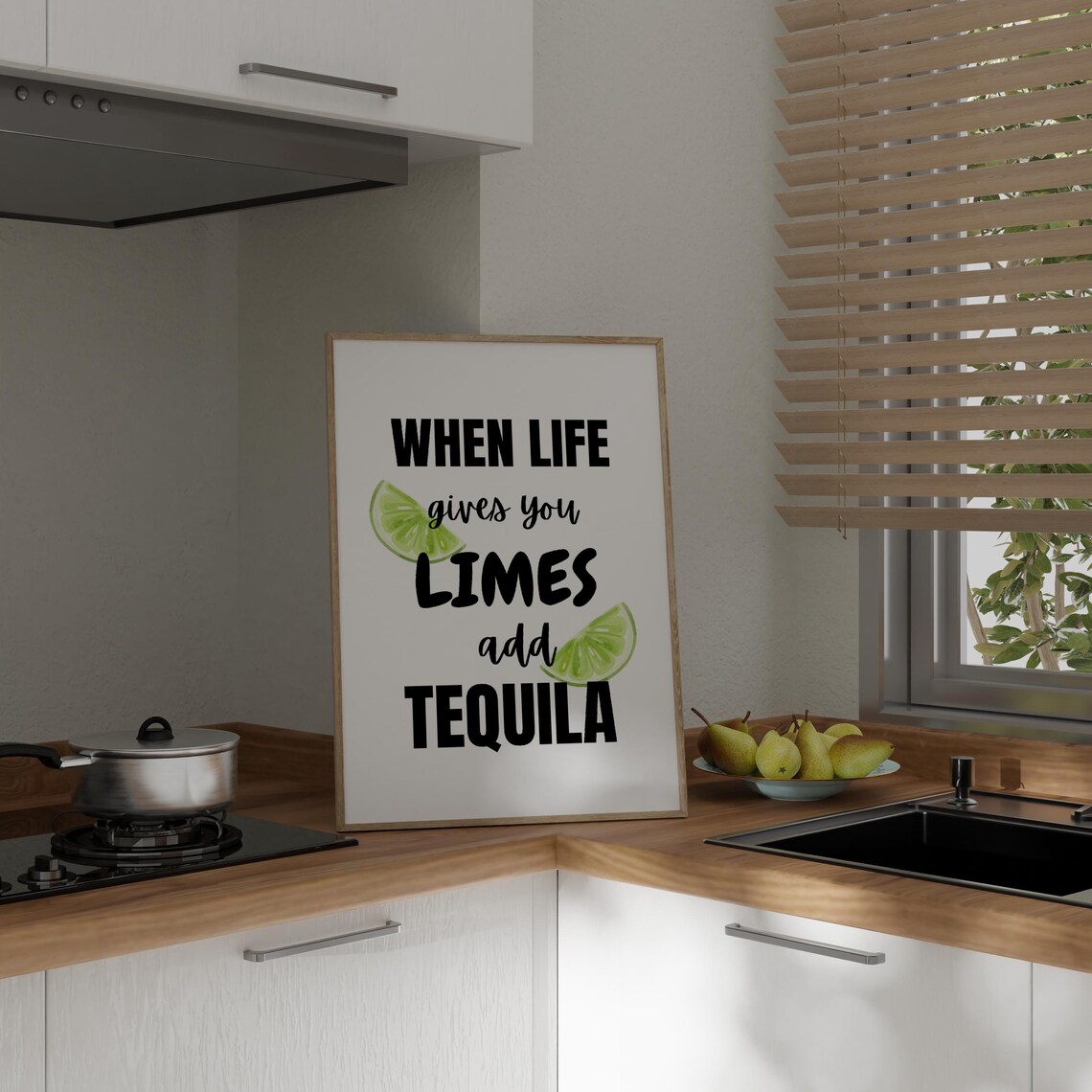 When Life Gives You Limes Add Tequila Art Print - Image 3