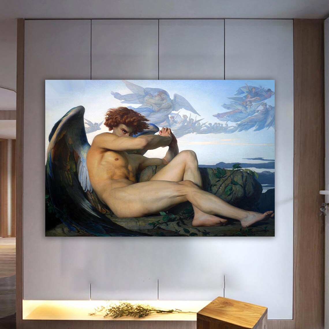 Alexandre Cabanel Fallen Angel Romantic Classic Painting Art Poster - Image 2