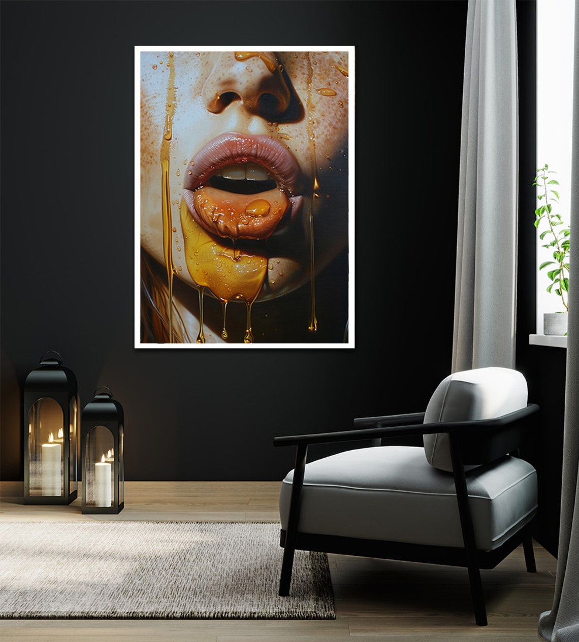 Naked Woman Wall Art Bedroom Art Naked Woman Print Sexy Nude Woman Modern Poster Female Print - Image 2