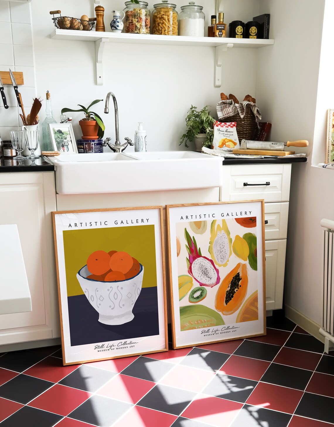 Mandarins Modern Kitchen Wall Art Fruit Art Kitchen Wall Decor Mandarin Print Citrus Print Still Life Art - Image 2