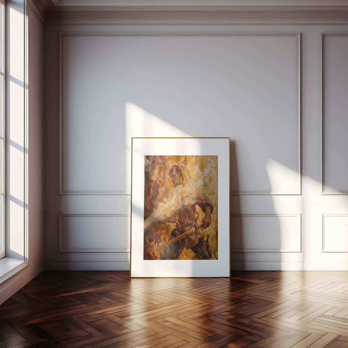 St Florian Fighting Fire Catholic Artwork - Image 4