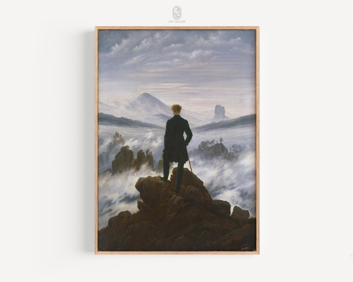 Wanderer Above The Sea Of Fog, Caspar Friedrich Art Print - Image 5