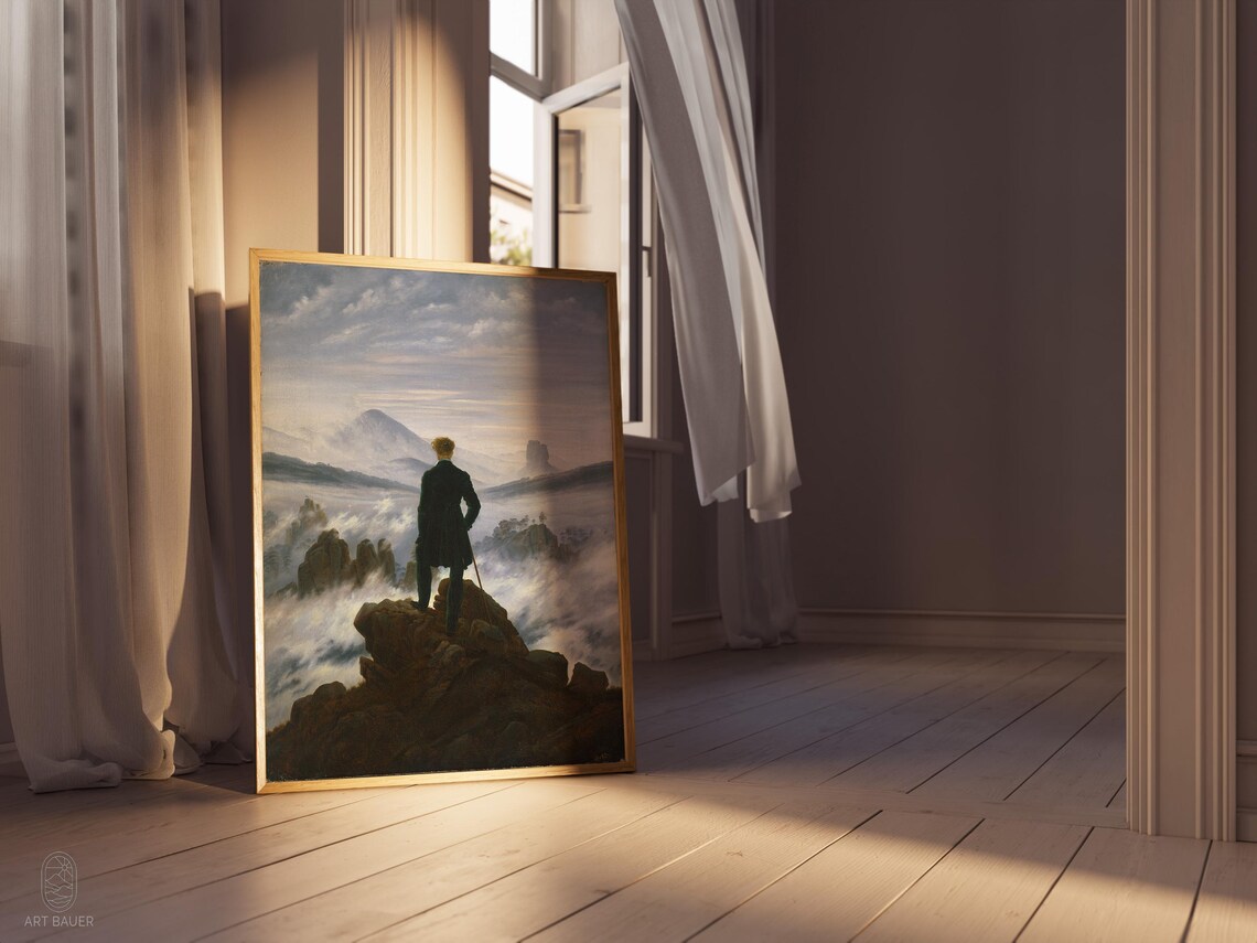 Wanderer Above The Sea Of Fog, Caspar Friedrich Art Print - Image 2