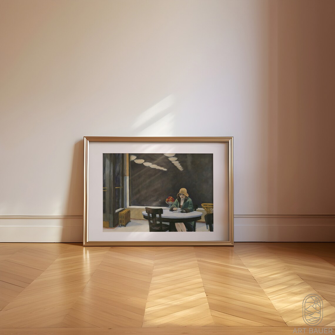 Edward Hopper's Automat Cityscape Art Print, 1927 - Image 3