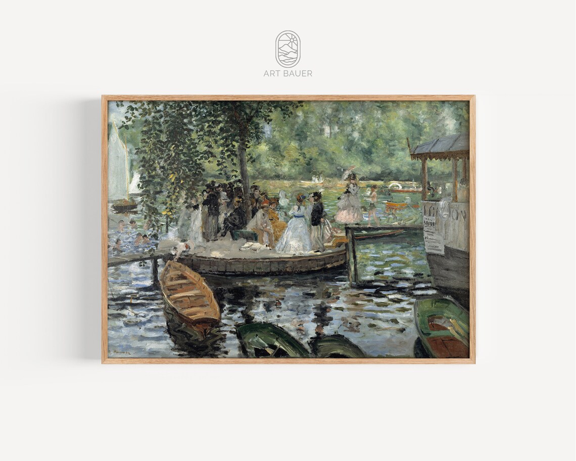 Renoir La Grenouillere Art Print, Impressionist - Image 4