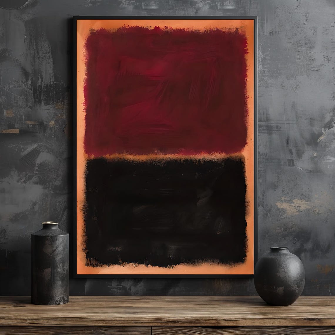 Mark Rothko Painting, Bold Abstract Art - Image 2