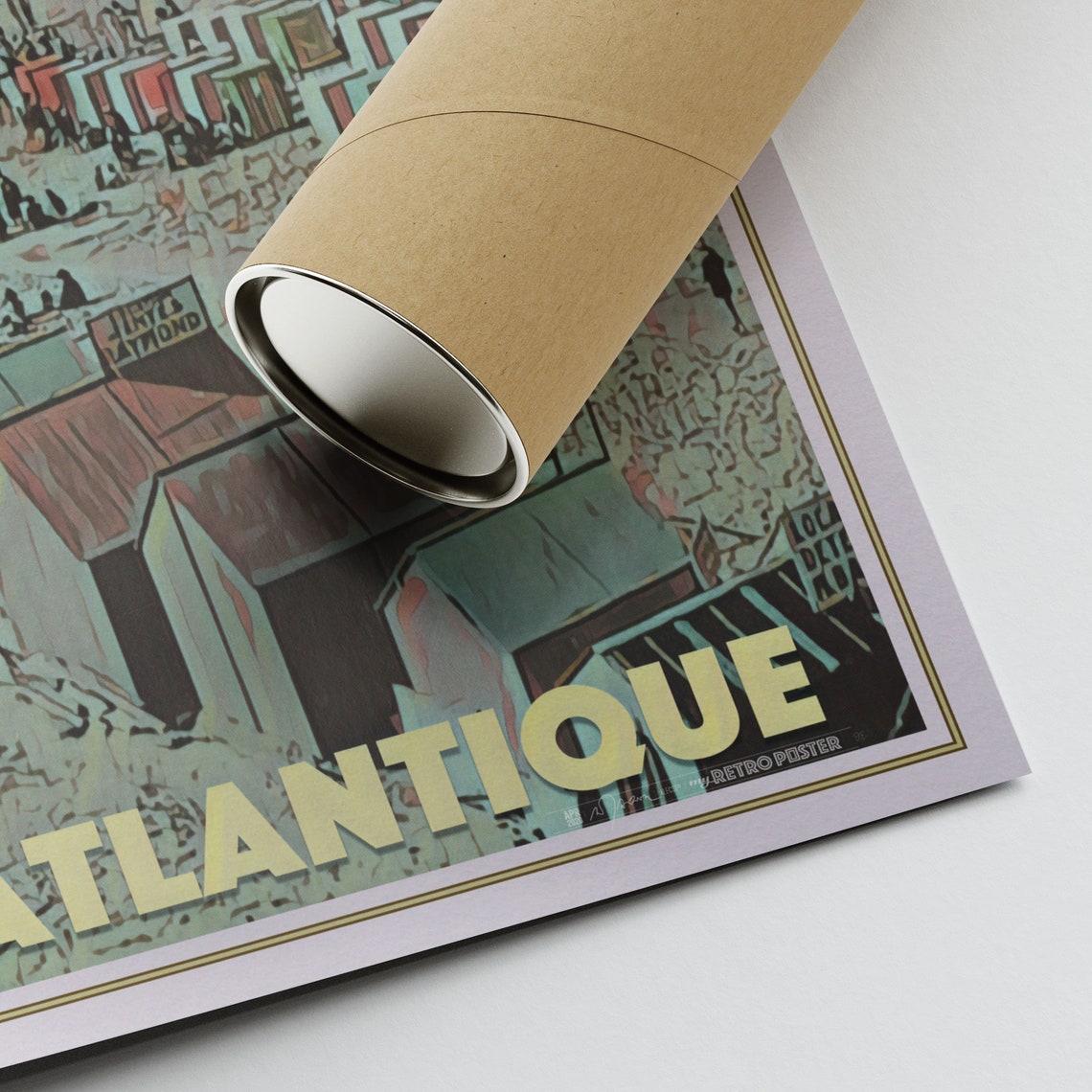 Soulac Poster Atlantic Coast By Alecse Limited Edition French Travel Poster Soulac Print French Decoration Gift Vintage Beach Life - Image 2