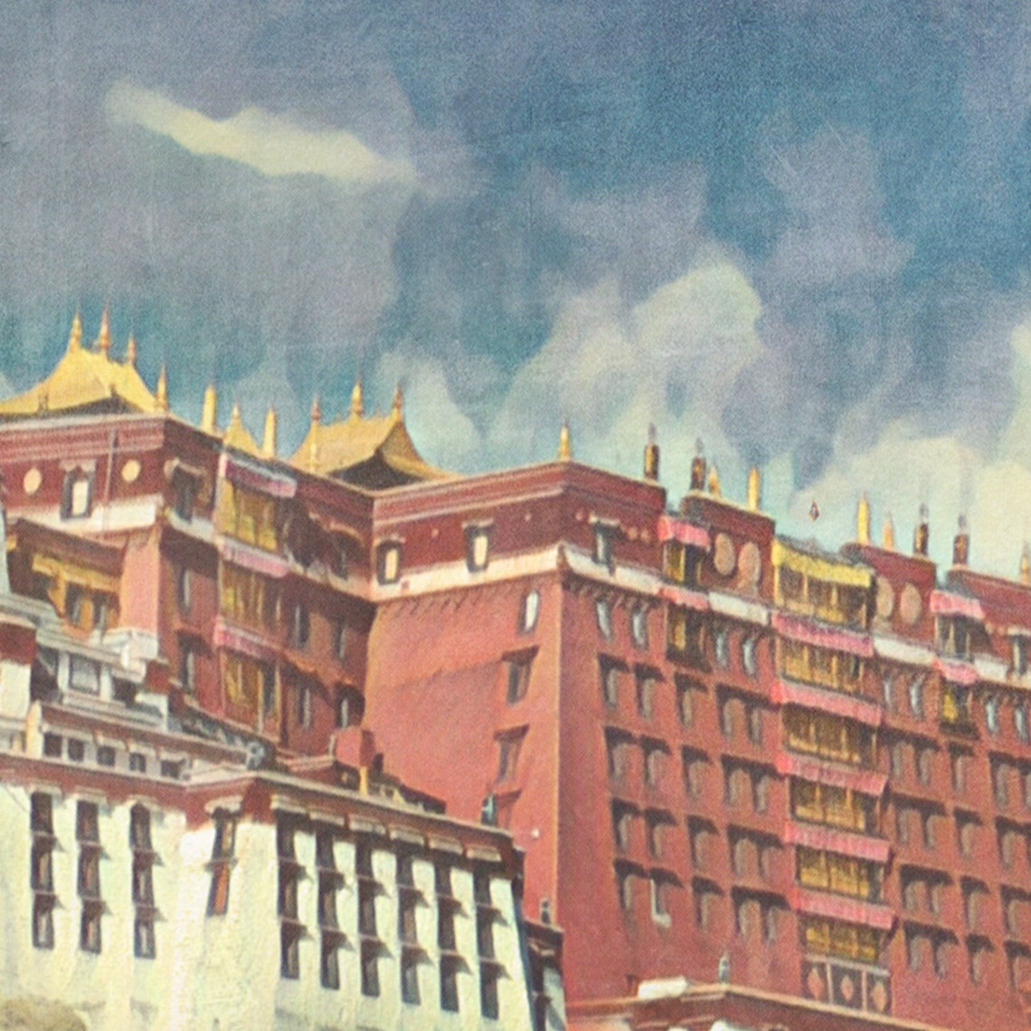 Lhasa Tibet Potala Palace Himalaya Mountain Retro Travel Poster - Image 4