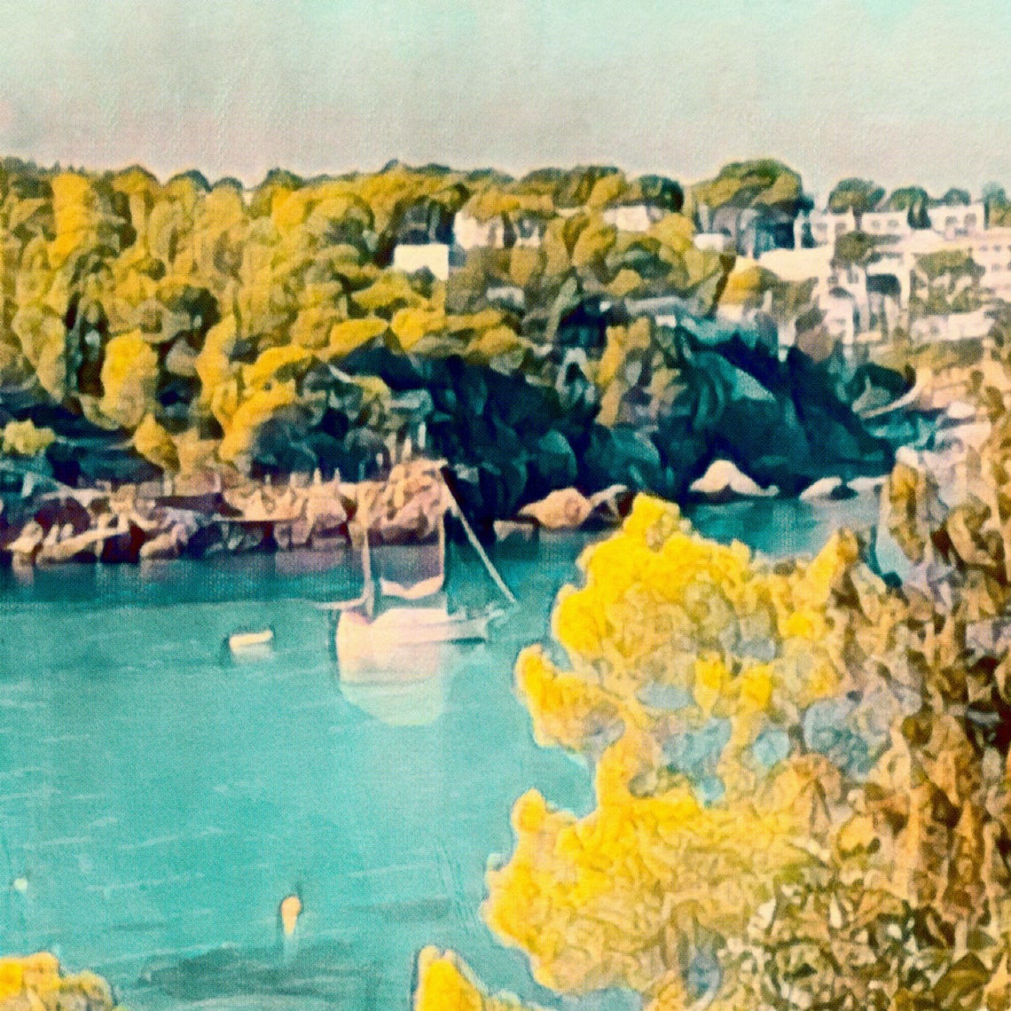 Ibiza Poster Isla Blanca By Alecse Limited Edition Ibiza Travel Poster Ibiza Print Gift Poster Of Ibiza Spain Travel Poster - Image 4