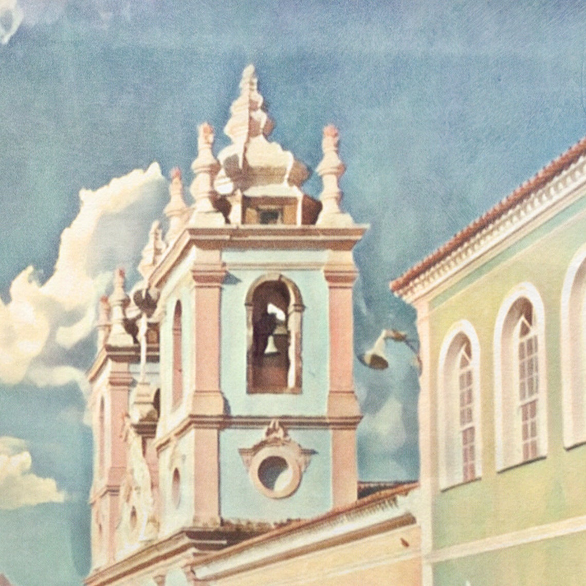 Salvador De Bahia Poster By Alecse Limited Edition Brazil Travel Poster Salvador De Bahia Gallery Wall Print Brazil Decorative Print - Image 4