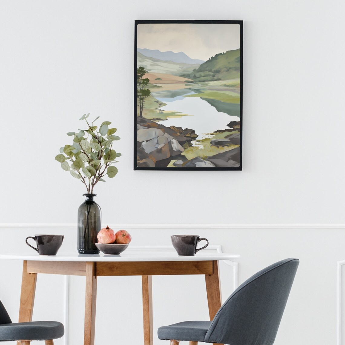 Windermere England Painting, Lake District Art Print - Image 2