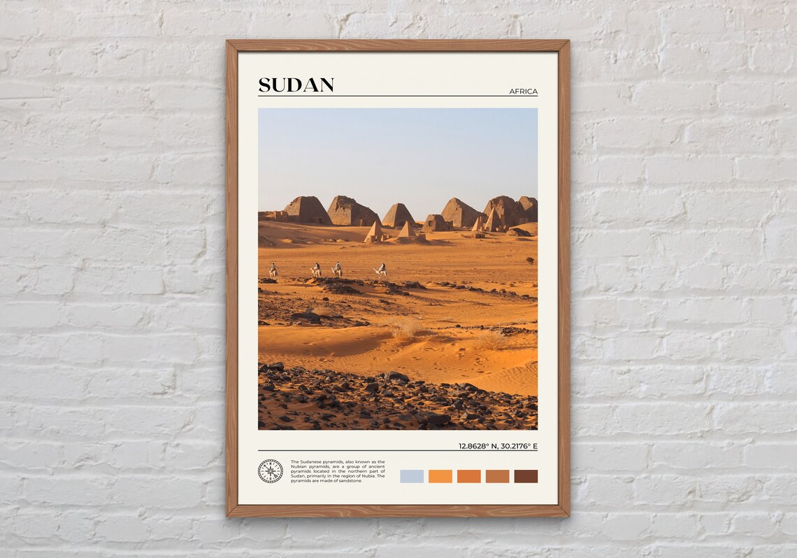 Sudan Real Photo, Africa Wall Art Print