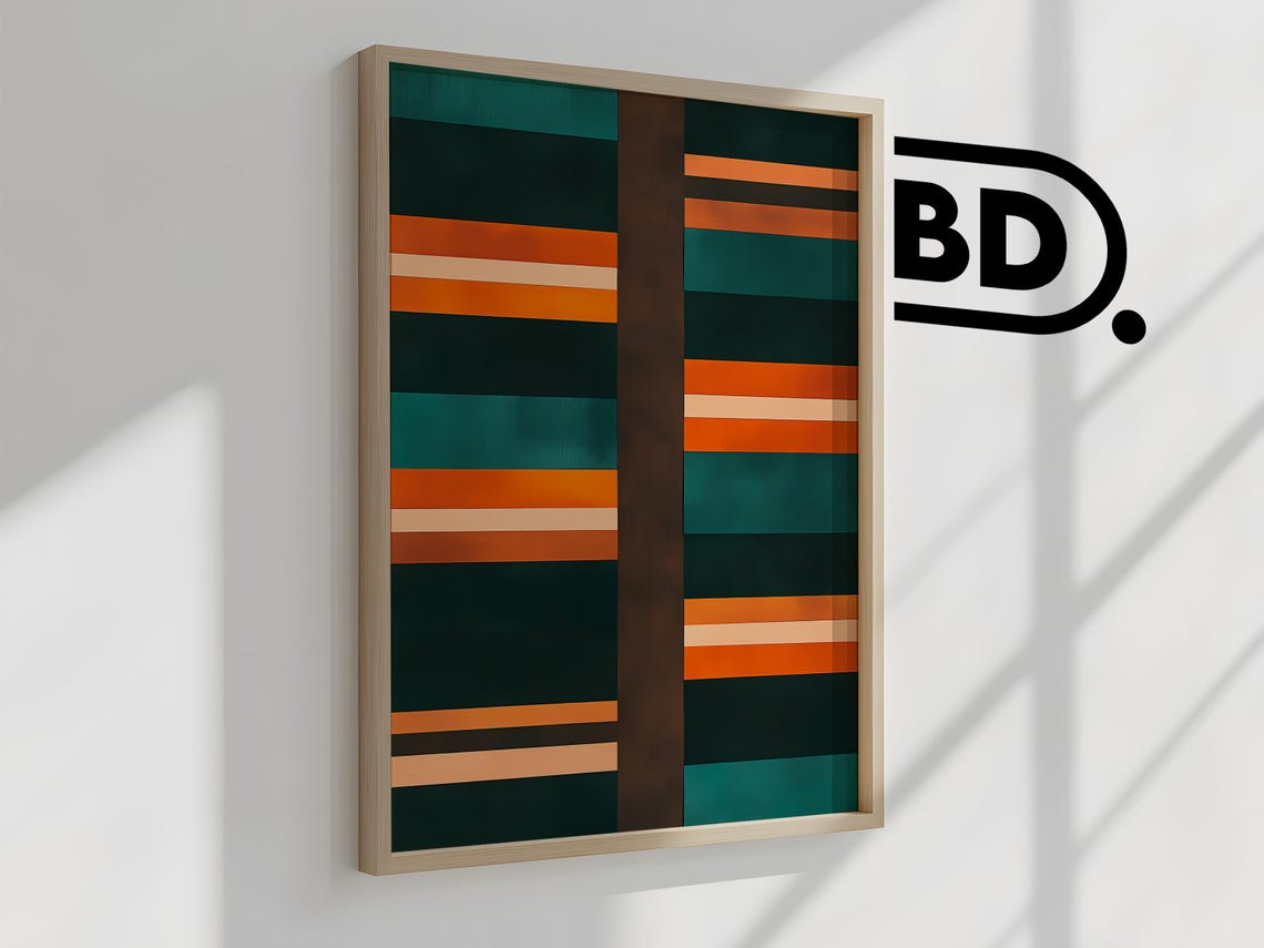Colorful Abstract Print Bold Geometric Wall Art Large Modern Poster Instant Vibrant Home Decor - Image 2