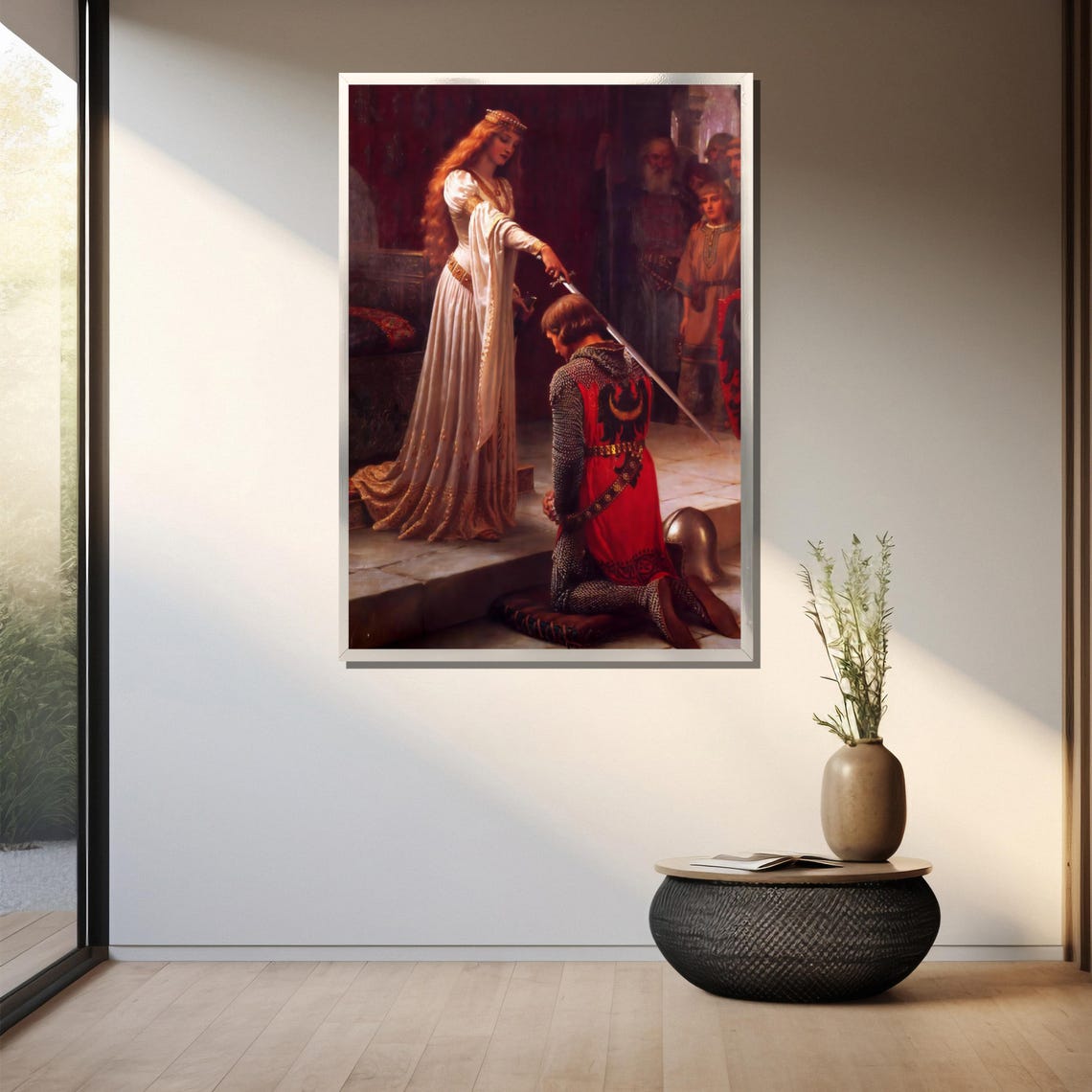 Edmund Blair Leighton The Accolade Knighting Ceremony Poster - Image 3