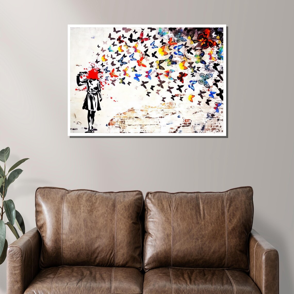 Metamorphosis Of Thoughts Butterfly Explosion Art Print - Image 2