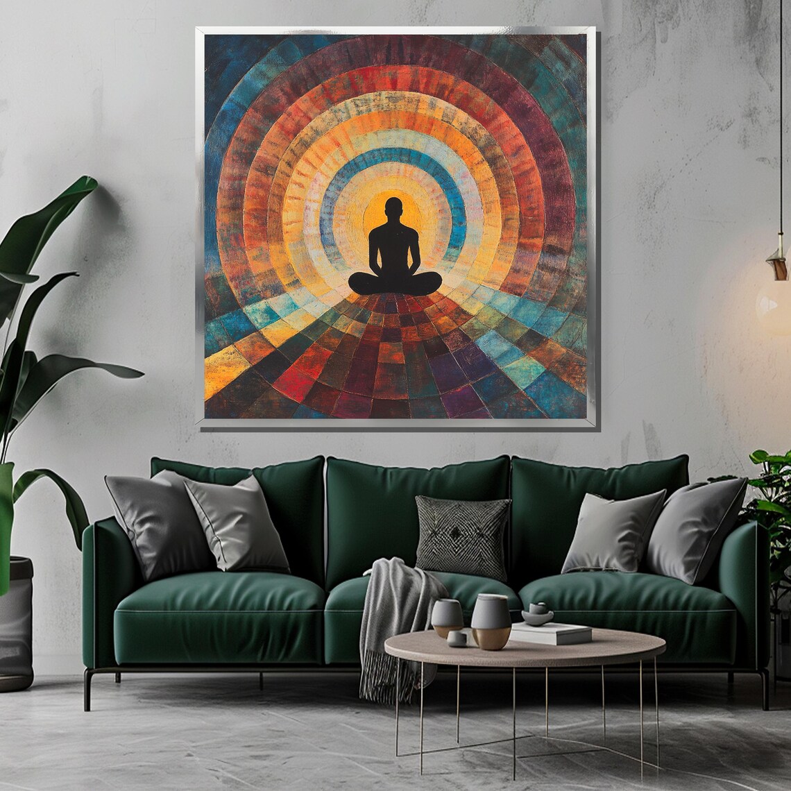 Abstract Meditation Painting, Mindfulness And Inner Peace - Image 3