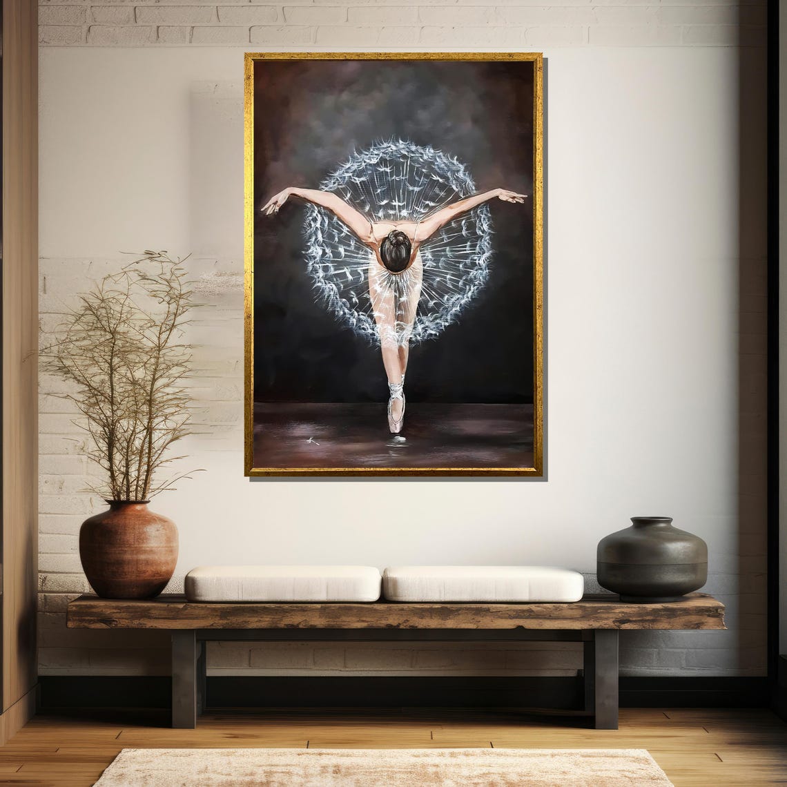 Graceful Ballerina Painting Elegant Dance Art As A Meaningful Gift For Art Lovers - Image 5