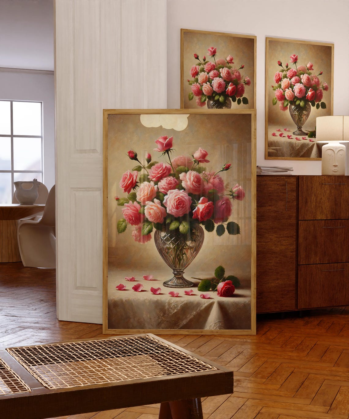 Vintage Floral Wall Poster, Maximalist Botanical Art - Image 3