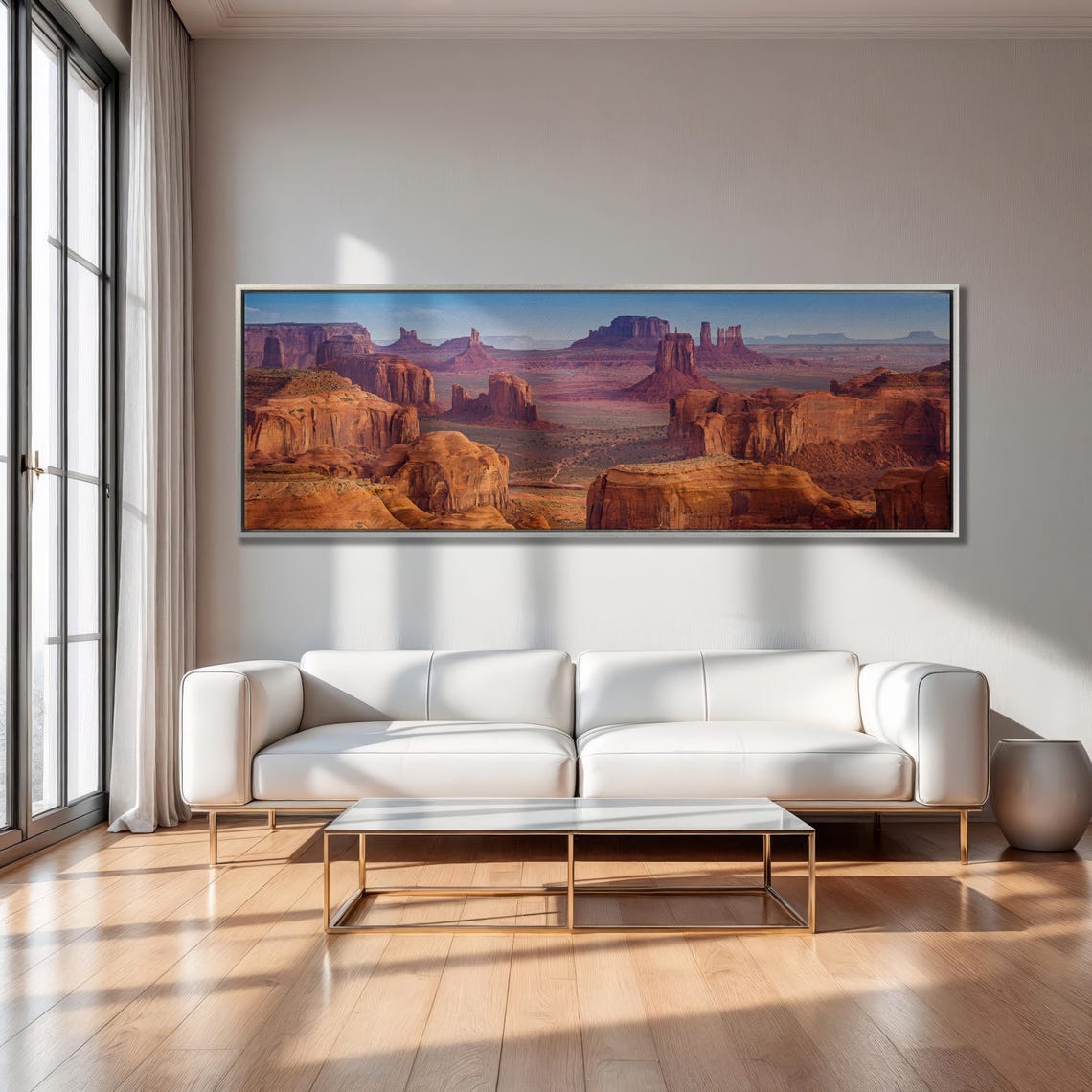 Monument Valley Desert Buttes Arizona Tribal Park Triptych Poster - Image 3