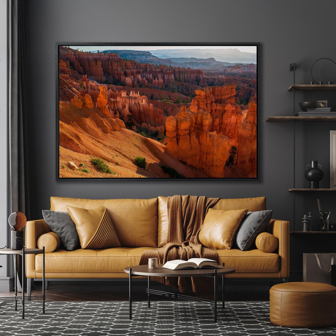 Bryce Canyon Red Rock Hoodoos Utah National Park Sunset Poster - Image 3