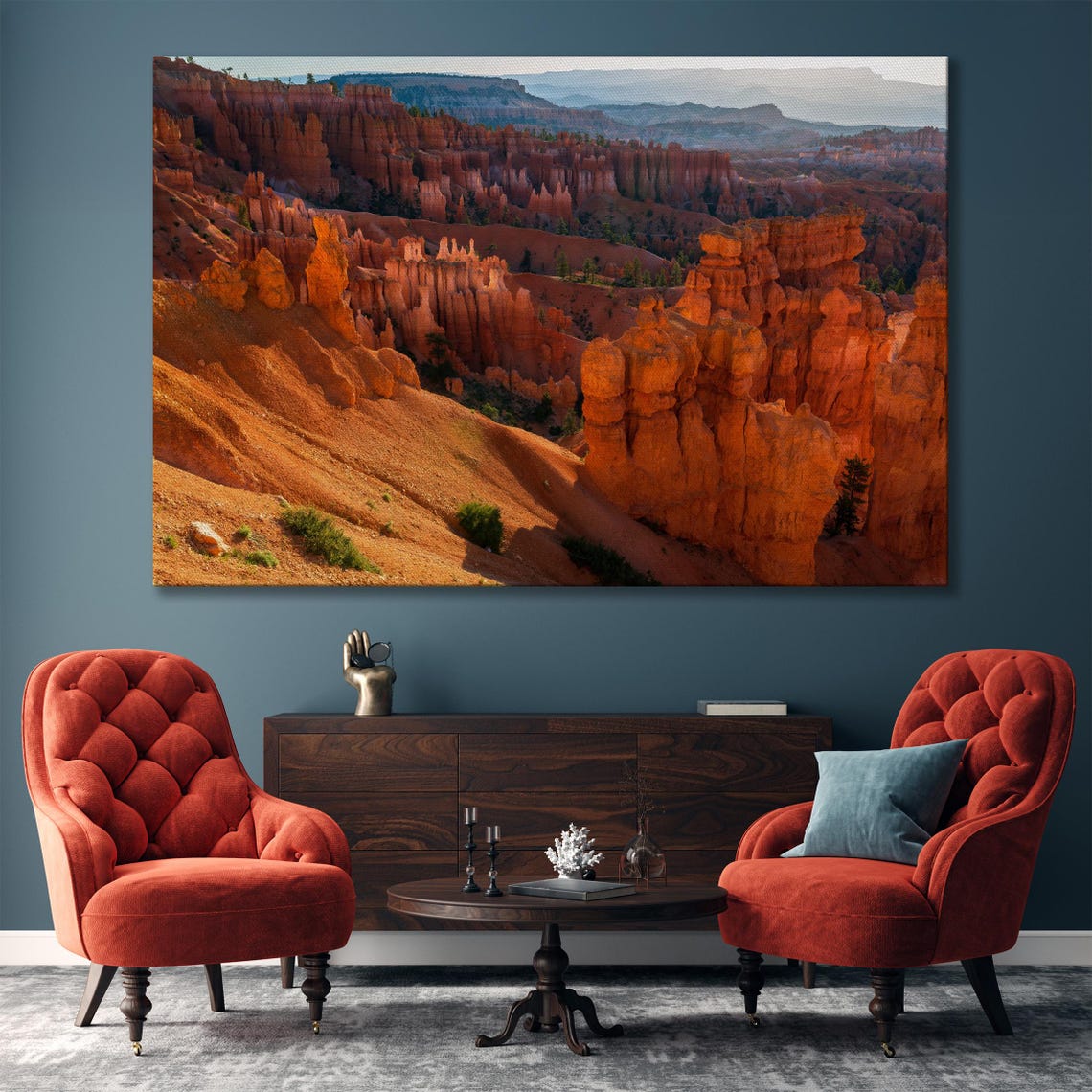 Bryce Canyon Red Rock Hoodoos Utah National Park Sunset Poster - Image 4