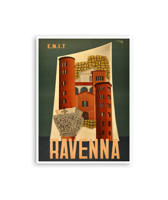 Ravenna Poster Art Italian Travel Print Italy Xr2789