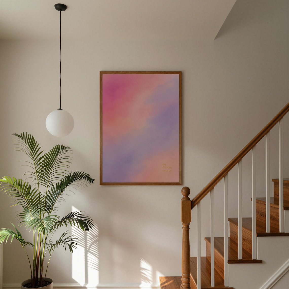 My Dreamy Escape Poster Print, Aesthetic Wall Art
