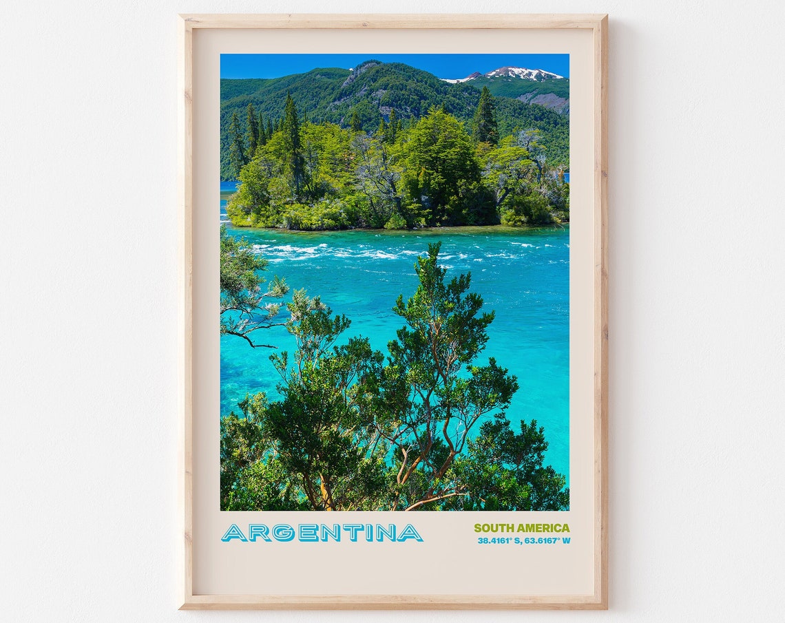 Argentina Travel Poster Argentina Print Argentina Photo Print Argentina Wall Decor Argentina Travel Art Argentina Picture Argentina 8