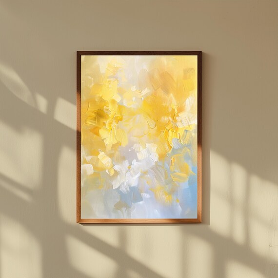Expressionist Wall Art Print Bold Abstract Home Decor