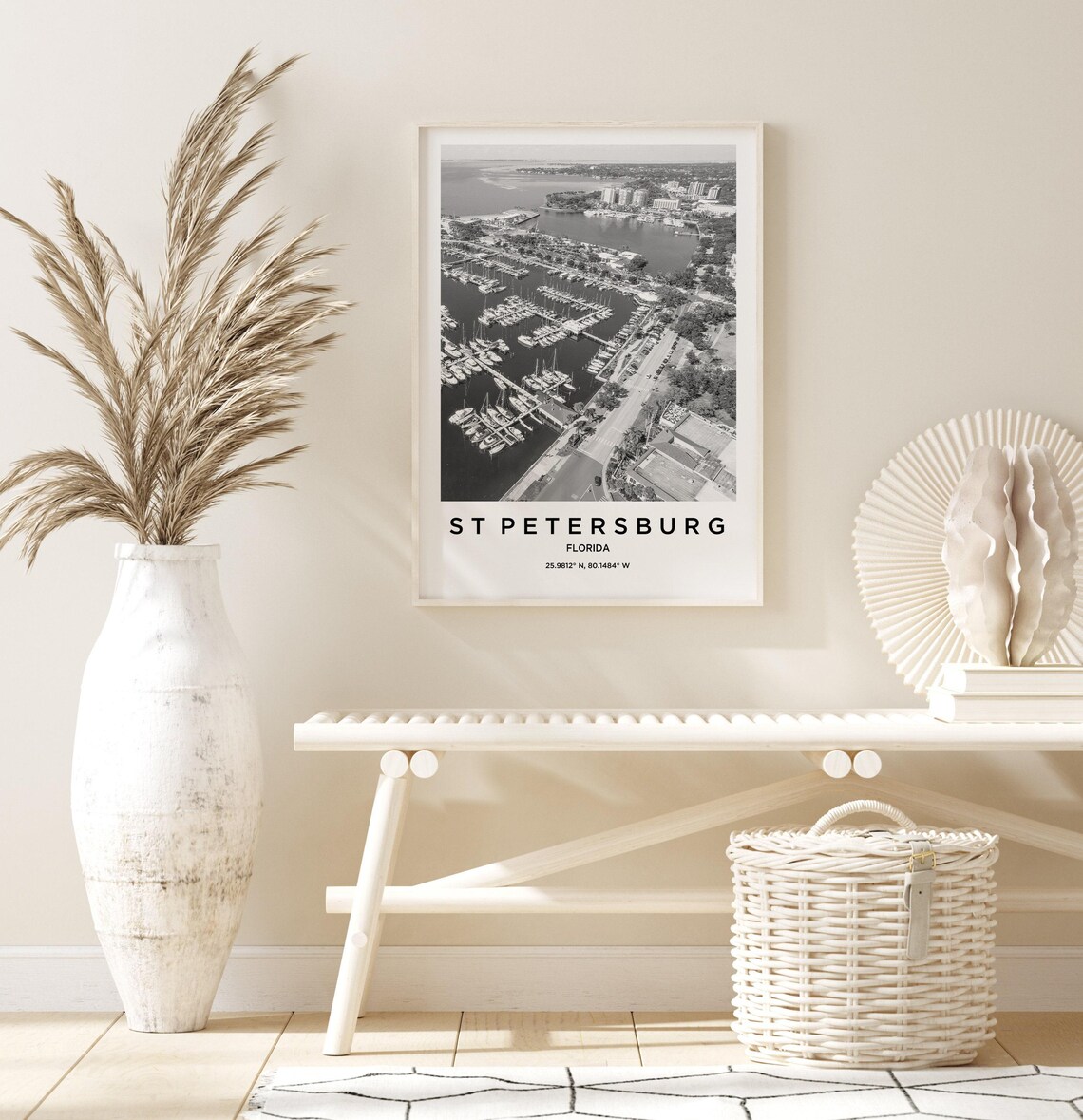 St Petersburg Travel Poster, City Map Art - Image 3