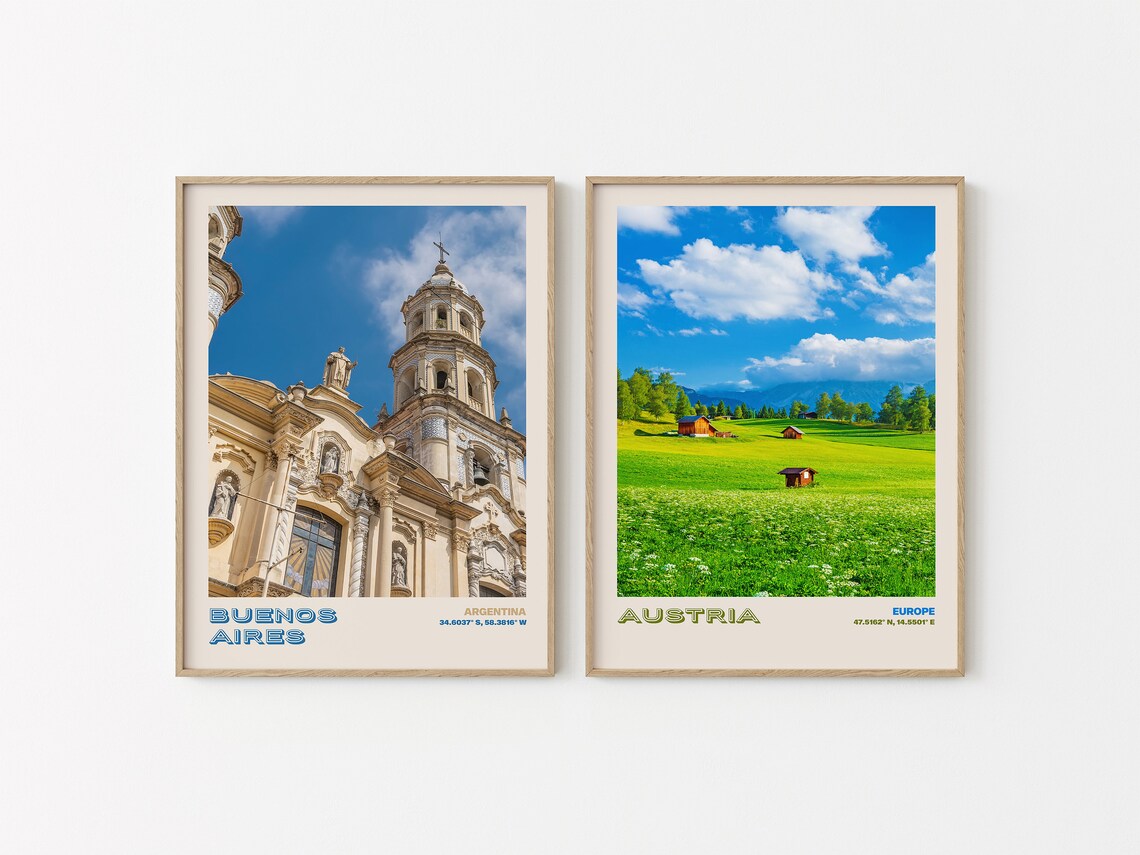 Buenos Aires Travel Poster Buenos Aires Print Buenos Aires Photo Print Buenos Aires Wall Decor Buenos Aires Picture Buenos Aires 5 - Image 2