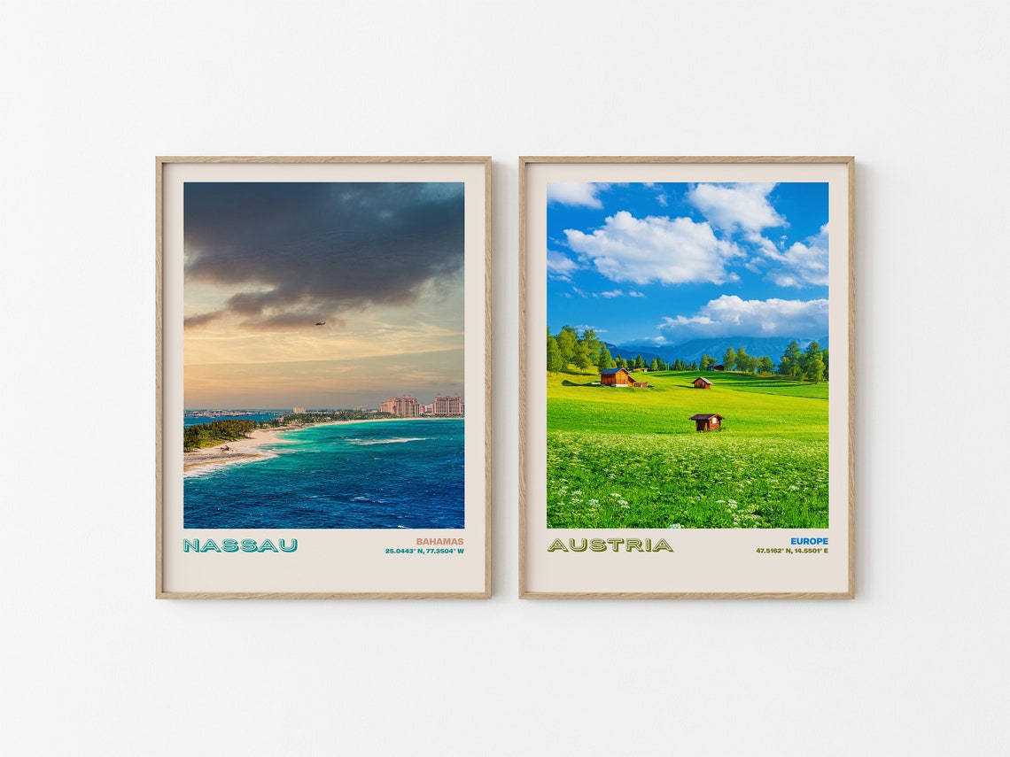 Nassau Travel Poster Nassau Print Nassau Photo Print Nassau Wall Decor Nassau Travel Art Nassau Bahamas Picture Nassau 3 - Image 2