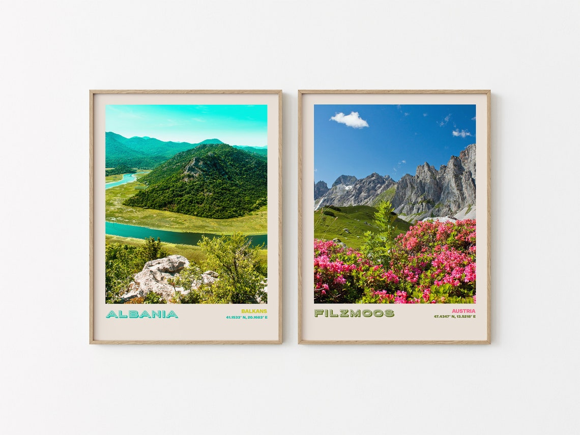 Albania Travel Poster Albania Print Albania Photo Print Albania Wall Decor Albania Travel Art Albania Albania Picture Albania 14 - Image 2