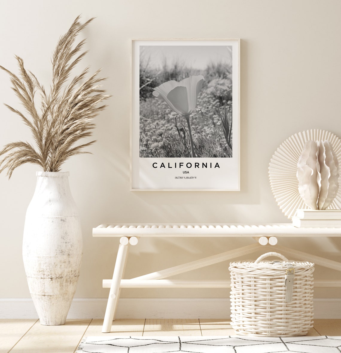 California Travel Poster California Print California Photo Print Black And White Photography Monochrome Travel Photography America - Image 2