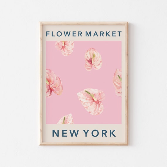 Flower Market Prints Matisse Flower Poster Matisse Cut Out Matisse Print Matisse Plant New York Flower A2 A3 A4 A5