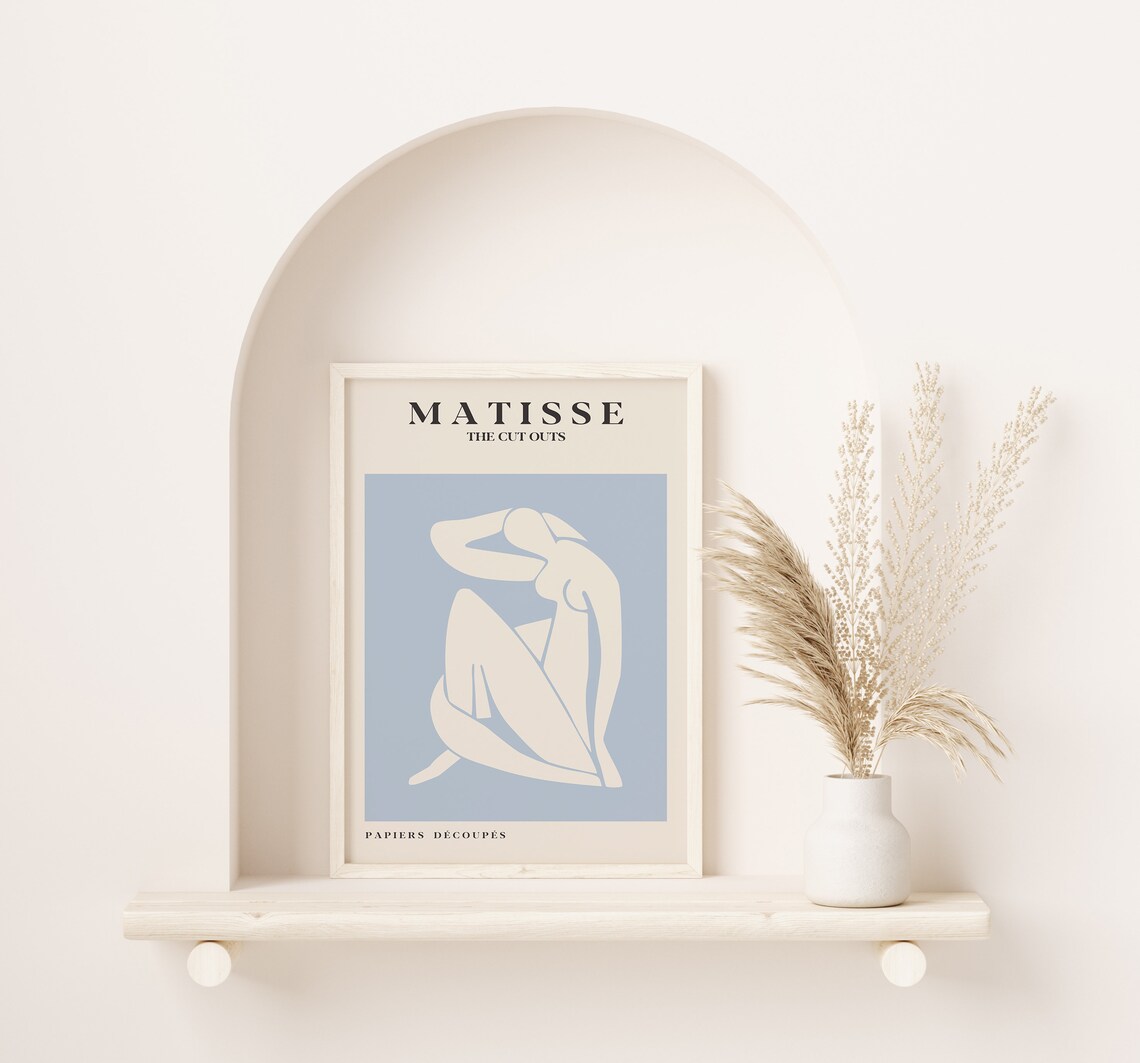 Matisse The Cut Outs Papiers Decoupes Blue Nude Figure Poster - Image 2