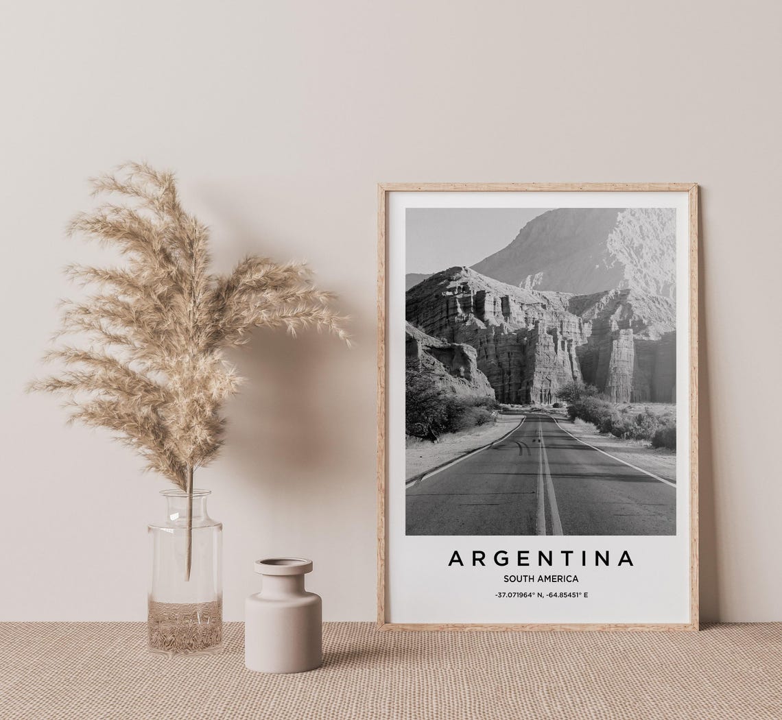 Argentina Art Argentina Print Argentina Poster Argentina Art Argentina Photo Argentina Map Argentina Painting Argentina Travel - Image 2