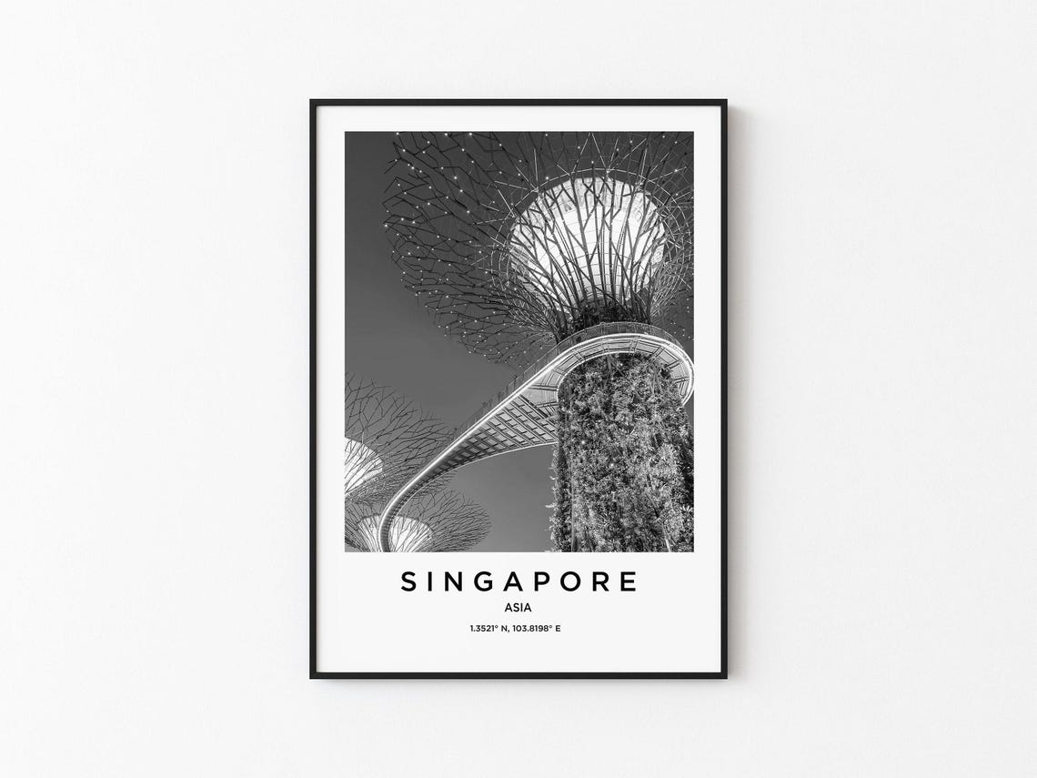 Singapore Art Singapore Print Singapore Poster Singapore Art Singapore Photo Singapore Map Singapore Painting Singapore Travel