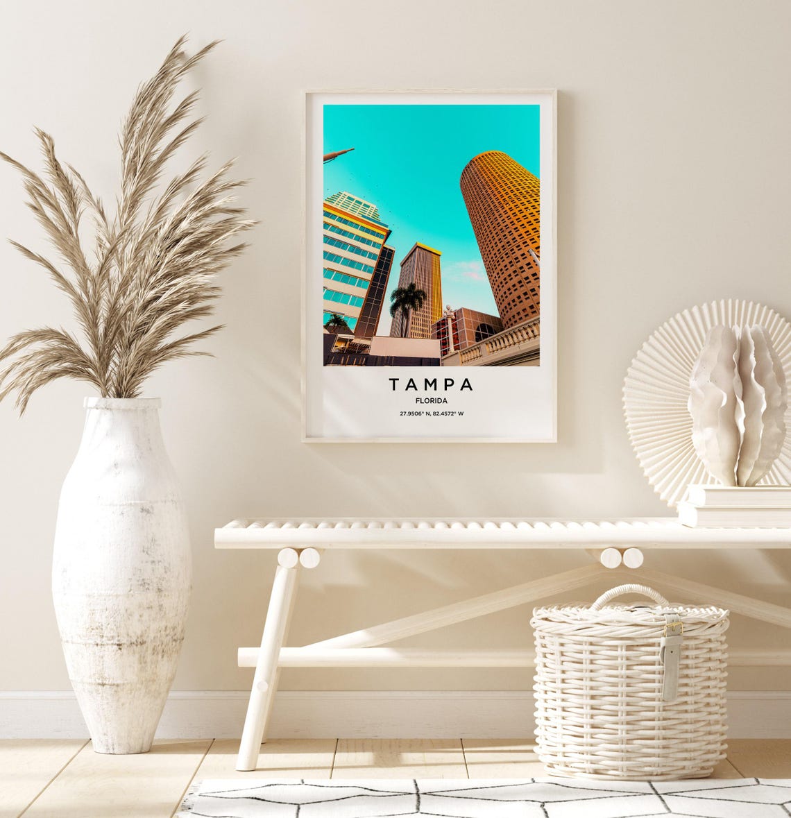 Tampa Art Tampa Print Tampa Poster Tampa Art Tampa Photo Tampa Map Tampa Painting Tampa Travel - Image 3