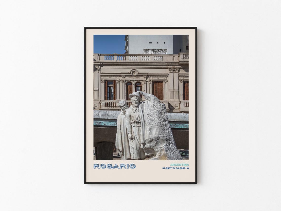 Rosario Travel Poster Rosario Print Rosario Photo Print Rosario Wall Decor Rosario Travel Art Argentina Picture Rosario 1 - Image 3