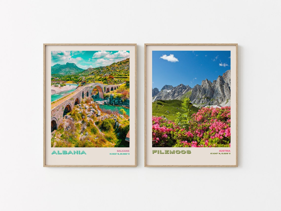 Albania Travel Poster Albania Print Albania Photo Print Albania Wall Decor Albania Travel Art Albania Albania Picture Albania 15 - Image 2