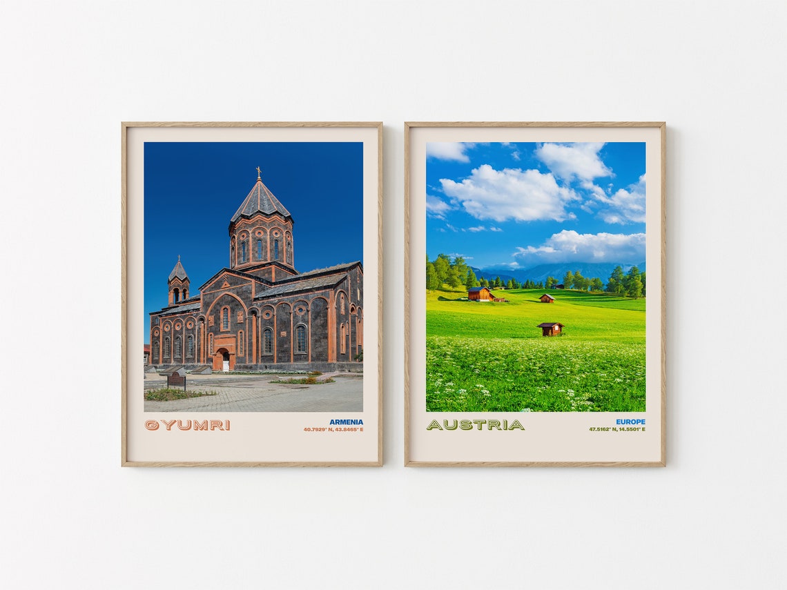 Gyumri Travel Poster Gyumri Print Gyumri Photo Print Gyumri Wall Decor Gyumri Travel Art Gyumri Armenia Picture Gyumri 2 - Image 2