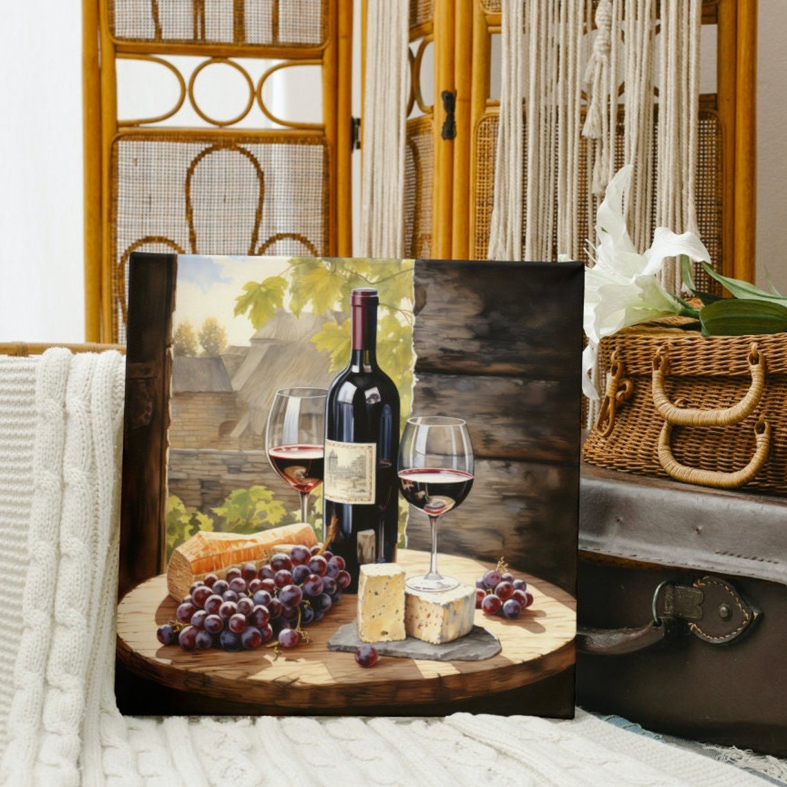 Wine Lover Wall Art, Wine Cellar Decor - Image 4