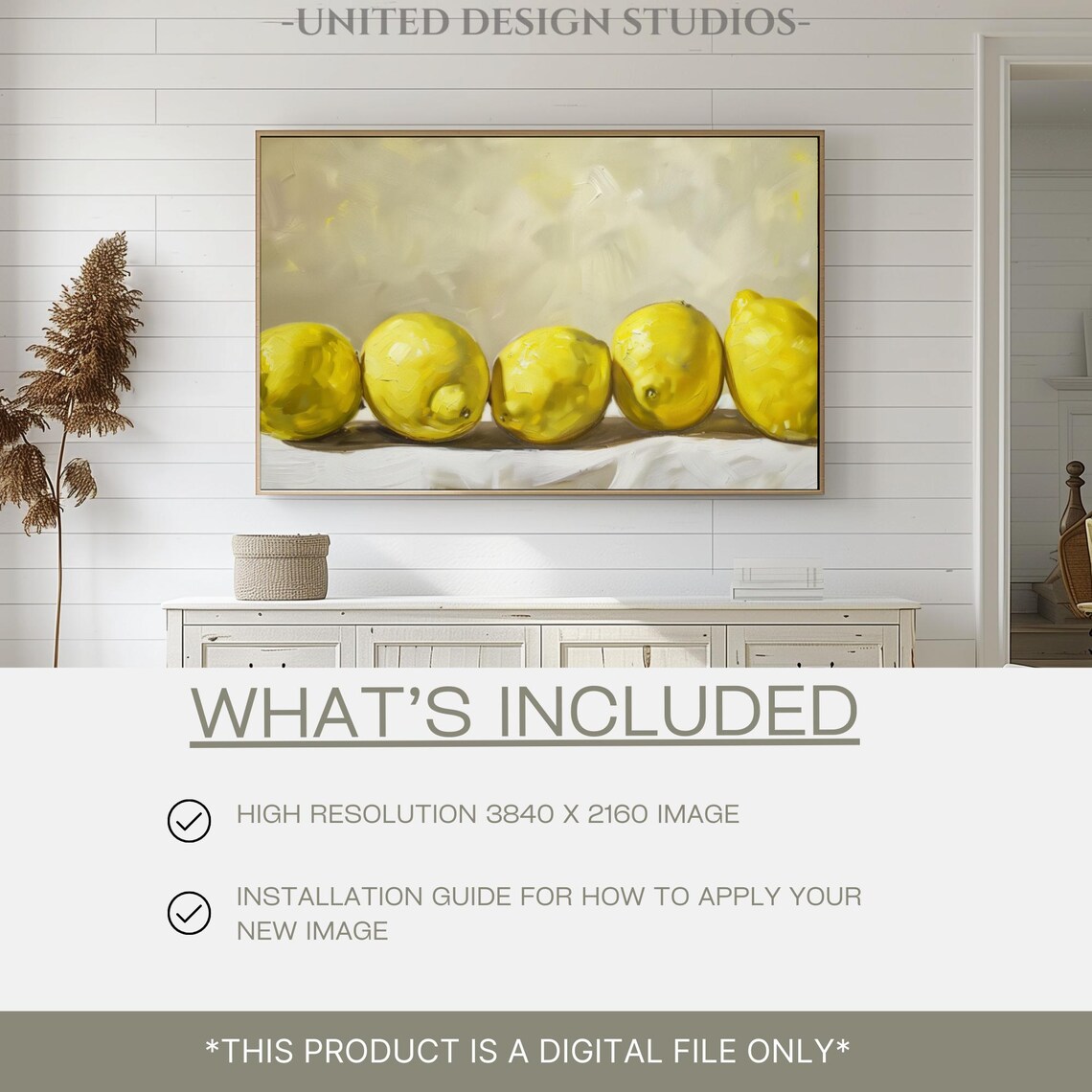 Lemon Mediterranean Art Print, Summer Fruit - Image 2