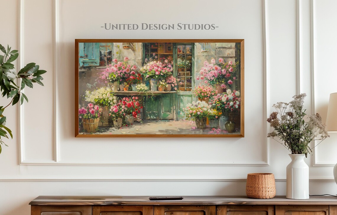 Frame TV Flowers Botanical Floral Art Print - Image 4